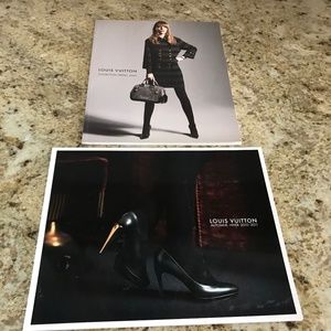 2 LOUIS VUITTON CATALOGS NEVER READ~PERFECT CONDITON~great for display!